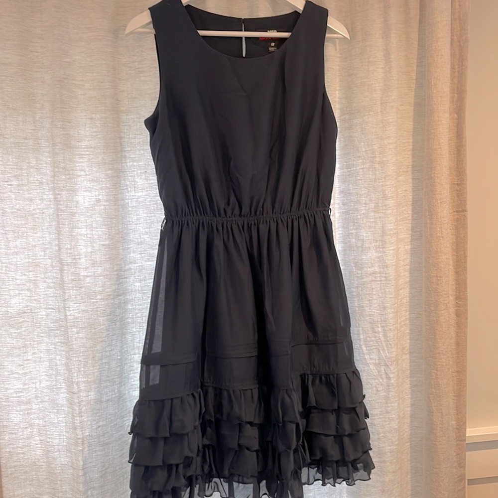Miss Sixty ruffled navy dress